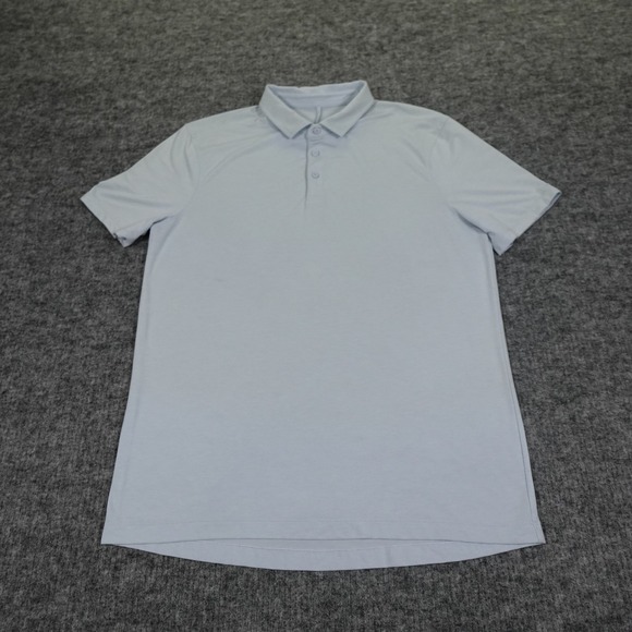 Other - Lululemon Polo Shirt Men's XXL Light Blue Performance Short Sleeve‎ Golf Casual